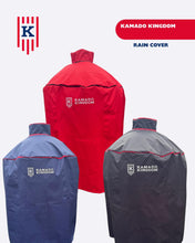 Load image into Gallery viewer, Kamado Grill Rain & UV Dust Cover Coat – 23.5 " - 26" | Black, Red, or Blue | Premium Water-Resistant (Copy)