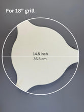 Load image into Gallery viewer, Ceramic heat deflector for 18" outer diameter Kamado grill