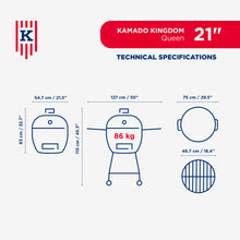 Load image into Gallery viewer, KAMADO KINGDOM Queen 21"